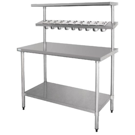 Vogue Stainless Steel Prep Station With Gantry Large URO CB909