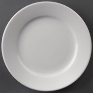 Athena Hotelware Wide Rimmed Plates 202mm (Pack of 12)