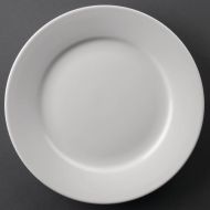 Athena Hotelware Wide Rimmed Plates 228mm (Pack of 12)