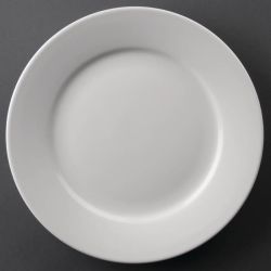 Athena Hotelware Wide Rimmed Plates 228mm (Pack of 12)