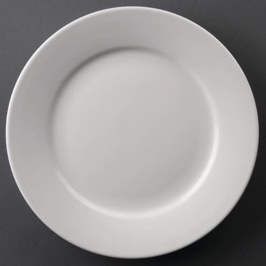 Athena Hotelware Wide Rimmed Plates 228mm Box of 12 URO CC208 Athena Hotelware Wide Rimmed Plates 228mm Box of 12 URO CC208