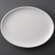 Athena Hotelware Oval Coupe Plates 254 x 197 mm (Pack of 12)