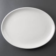 Athena Hotelware Oval Coupe Plates 305 x 241 mm (Pack of 6)