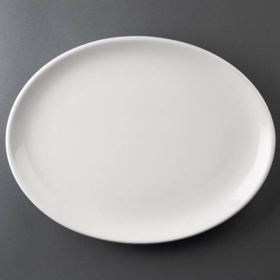 Athena Hotelware Oval Coupe Plates 305 X 241mm Box of 6 URO CC212 Athena Hotelware Oval Coupe Plates 305 X 241mm Box of 6 URO CC212