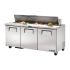 True Salad Prep Counter 3 Door 538Ltr TSSU-72-18