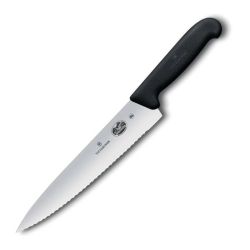 Victorinox Fibrox Serrated Carving Knife 25.5cm Victorinox Fibrox Serrated Carving Knife 25.5cm