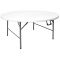 Bolero Round Centre Folding Table 5ft White