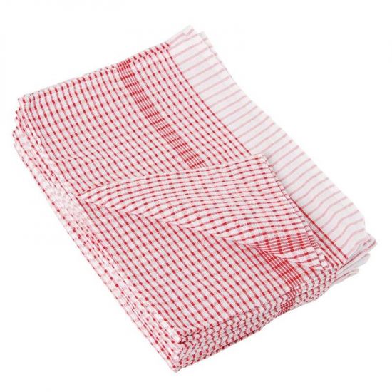 Vogue Wonderdry Red Tea Towels URO CC595
