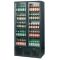 Infrico Upright Back Bar Cooler With Hinged Doors In Black ZX20