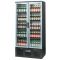 Infrico Upright Back Bar Cooler With Hinged Doors In Black And Steel ZXS20