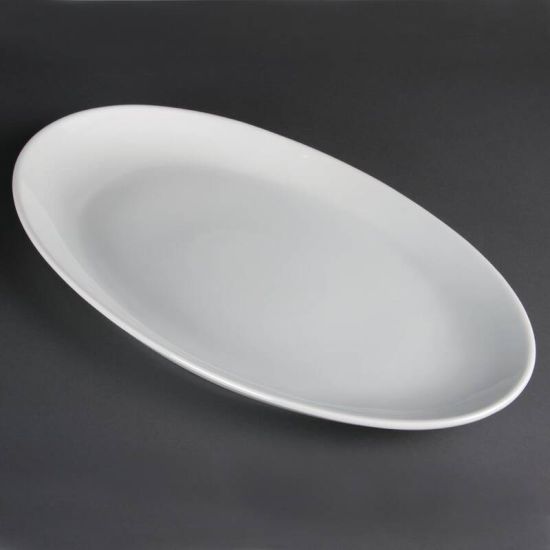 Olympia French Deep Oval Plates 500mm URO CC892 Olympia French Deep Oval Plates 500mm URO CC892