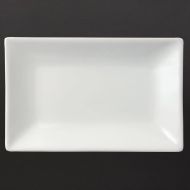 Olympia Serving Rectangular Platters 200x 130mm (Pack of 6)
