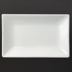 Olympia Serving Rectangular Platters 200x 130mm (Pack of 6)