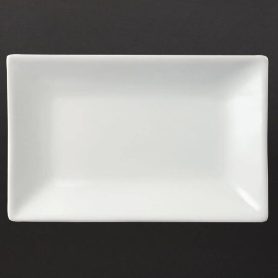 Olympia Serving Rectangular Platters 200x 130mm Box of 6 URO CC893 Olympia Serving Rectangular Platters 200x 130mm Box of 6 URO CC893