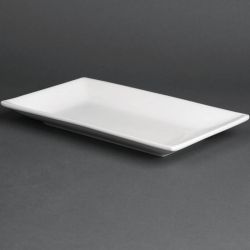 Olympia Serving Rectangular Platters 250x 150mm (Pack of 4) Olympia Serving Rectangular Platters 250x 150mm (Pack of 4)