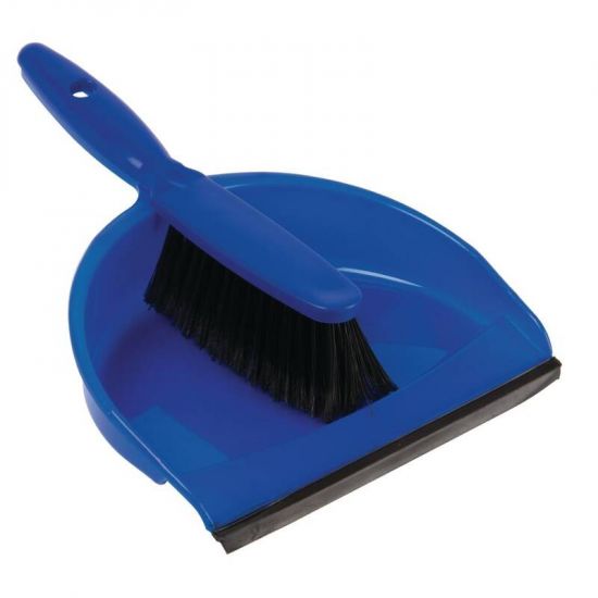 Jantex Soft Dustpan And Brush Set Blue URO CC932