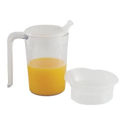 Clear Mug With Handle & 2 Lids Clear Mug With Handle & 2 Lids