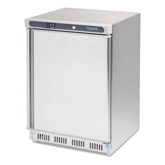 Polar Undercounter Freezer Stainless Steel 140Ltr URO CD081