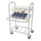 Craven Steel Condiment, Cutlery And Tray Dispense Trolley
