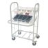 Craven Steel Condiment, Cutlery And Tray Dispense Trolley