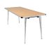 Gopak Contour Folding Table Oak 6ft