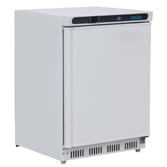 Polar Under Counter Fridge White 150Ltr URO CD610