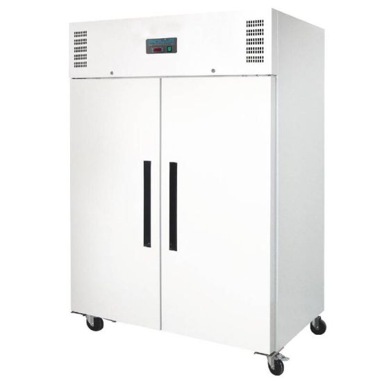 Polar Double Door Freezer White 1200Ltr URO CD616 Polar Double Door Freezer White 1200Ltr URO CD616