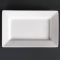 Lumina Wide Rim Rectangular Plates 200x 130mm (Pack Of 6)