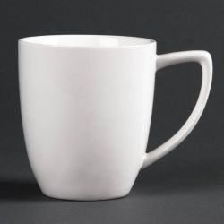 Lumina Fine China Latte Mugs 350ml 12oz (Pack Of 6)