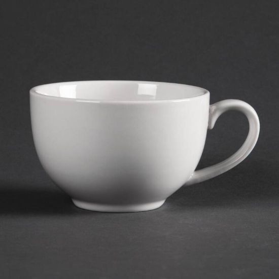 Olympia Whiteware Elegant Cups 230ml 8oz Box of 12 URO CD735 Olympia Whiteware Elegant Cups 230ml 8oz Box of 12 URO CD735