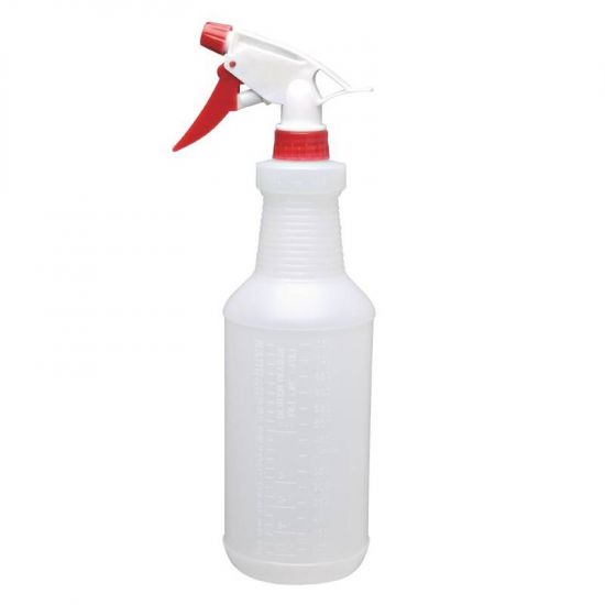 Jantex Colour Coded Spray Bottles Red 750ml URO CD815