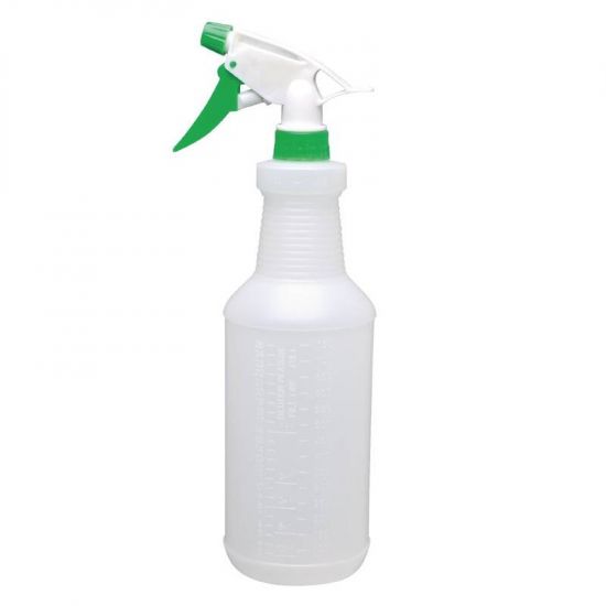Jantex Colour Coded Spray Bottles Green 750ml URO CD818