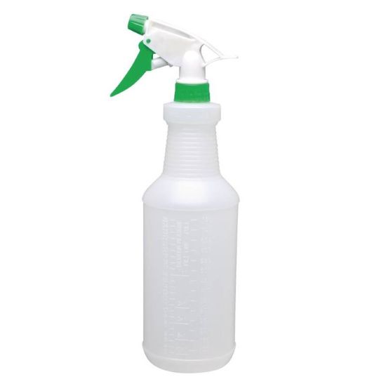 Jantex Colour Coded Spray Bottles Green 750ml URO CD818 Jantex Colour Coded Spray Bottles Green 750ml URO CD818