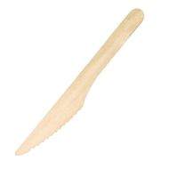 Fiesta Green Biodegradable Disposable Wooden Knives (Pack Of 100)