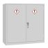 COSHH Cabinet Double Door Grey 30Ltr