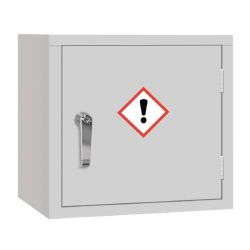 COSHH Cabinet Single Door Grey 3Ltr