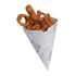 Colpac Biodegradable Newspaper Print Paper Chip Cones 183mm (Pack Of 1000)