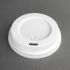 Fiesta Disposable Coffee Cup Lids White 225ml / 8oz (Pack Of 50)