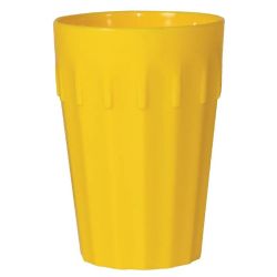 Kristallon Polycarbonate Tumblers Yellow 142ml (Pack Of 12) Kristallon Polycarbonate Tumblers Yellow 142ml (Pack Of 12)