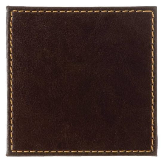 Faux Leather Coasters Box of 4 URO CE296 Faux Leather Coasters Box of 4 URO CE296