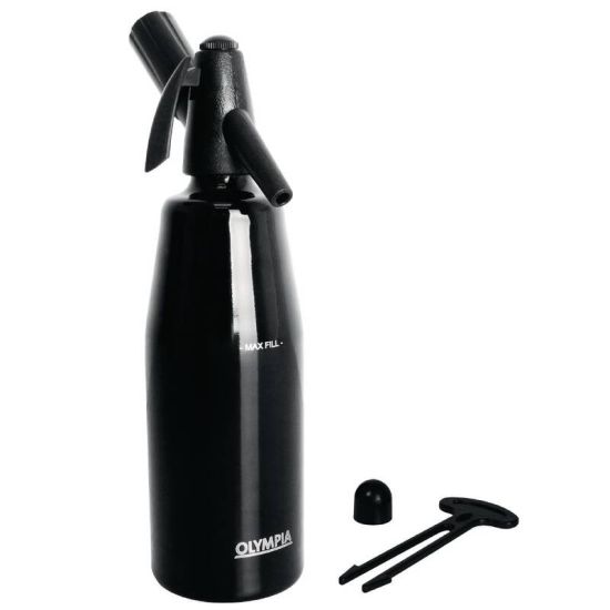 Olympia Soda Siphon Black 1L URO CE341 Olympia Soda Siphon Black 1L URO CE341