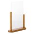 Securit Acrylic Menu Holder With Wooden Frame A4