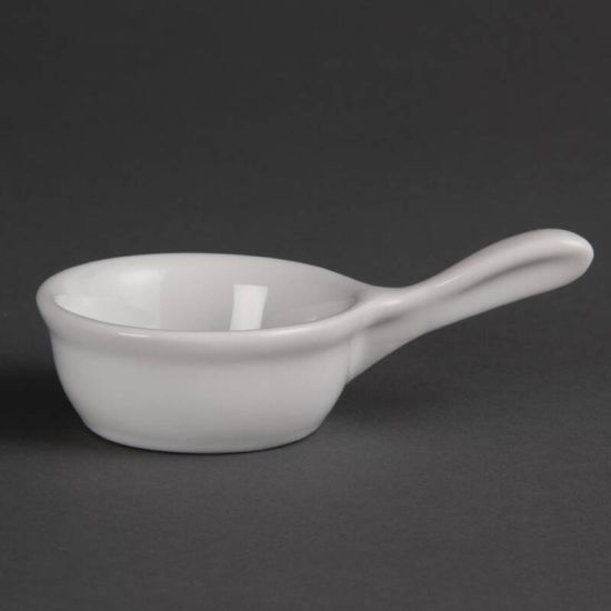 Olympia Miniature Pan Shaped Bowls 35ml 1.2oz Box of 12 URO CE544 Olympia Miniature Pan Shaped Bowls 35ml 1.2oz Box of 12 URO CE544