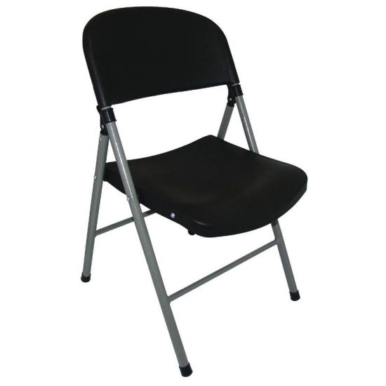 Bolero Foldaway Utility Chair Black (Pack Of 2) URO CE693