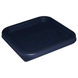 Vogue Square Food Storage Container Lid Blue Small Vogue Square Food Storage Container Lid Blue Small