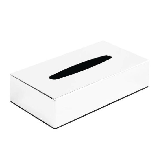 Chrome Rectangular Tissue Holder URO CF121 Chrome Rectangular Tissue Holder URO CF121