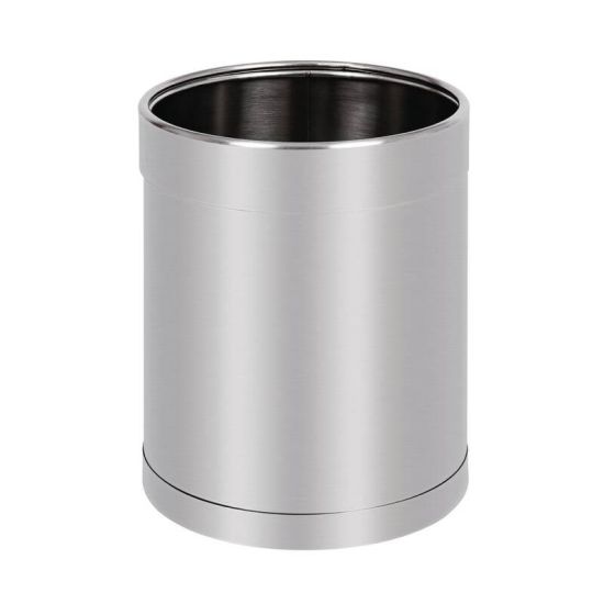 Bolero Stainless Steel Waste Paper Bin URO CF130 Bolero Stainless Steel Waste Paper Bin URO CF130