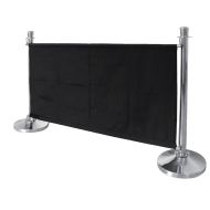 Bolero Black Canvas Barrier