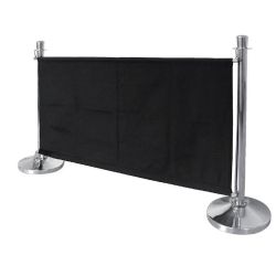 Bolero Black Canvas Barrier