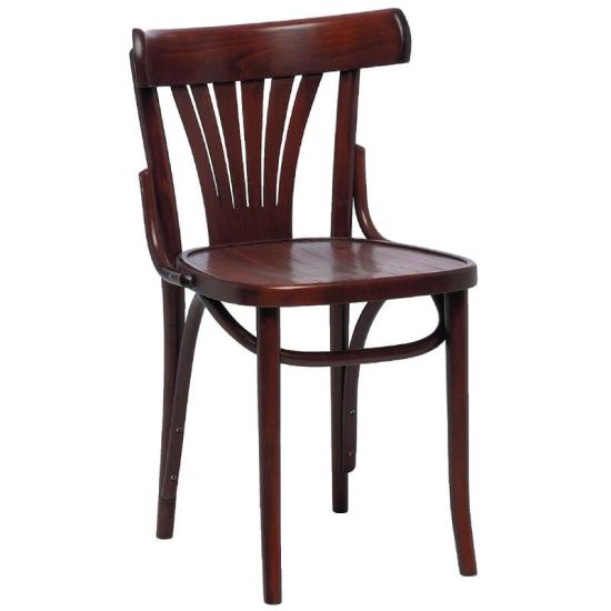 Bentwood Bistro Sidechairs Walnut 460mm (Box 2) URO CF143